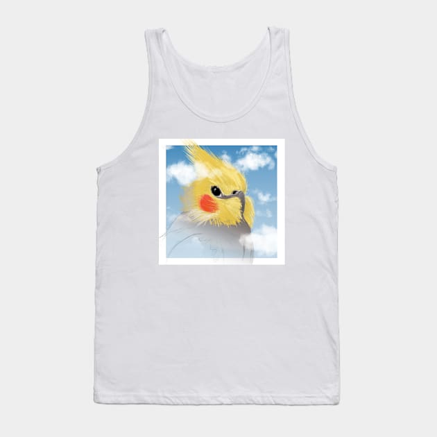 Cockatiel Birb Tank Top by DoubleDu